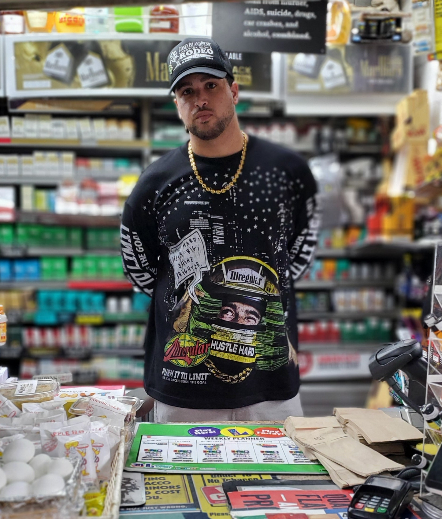 Hustle Speedway Long Sleeve T-Shirt (New)