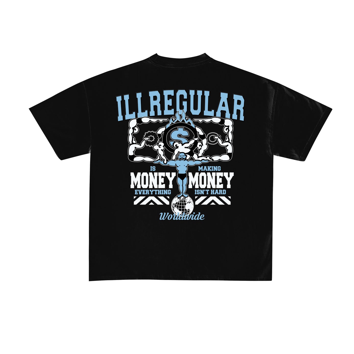 Make Money T-shirt (university blue)