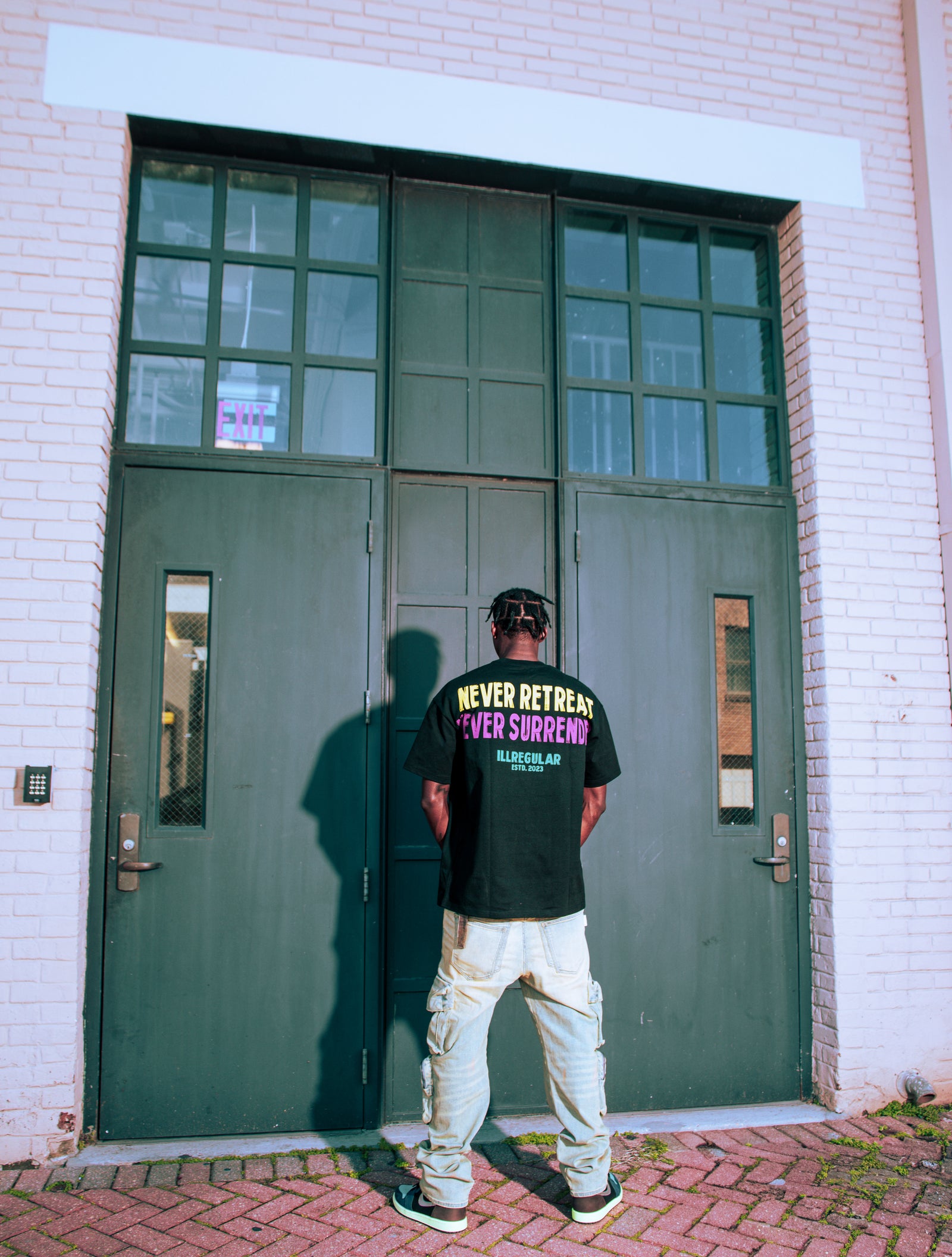 Never Retreat Skull Tee {Ultra Premium}